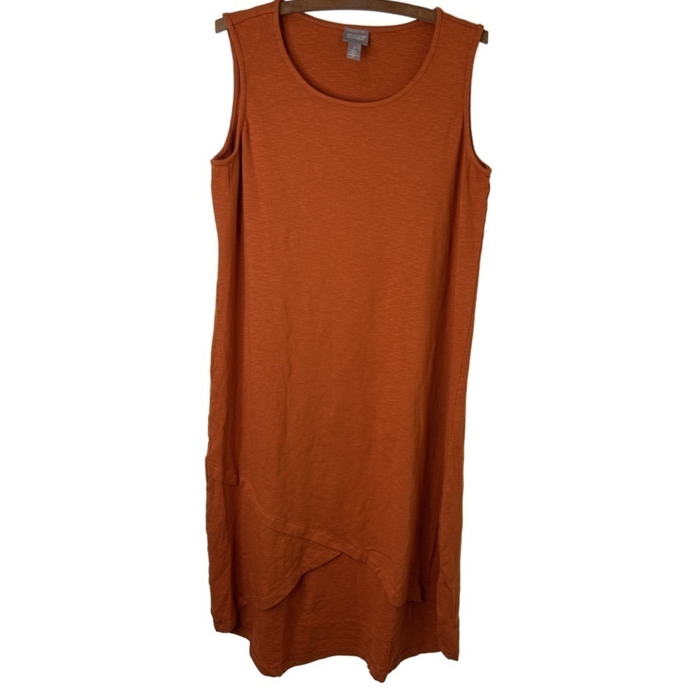 CHICO’S Tulip Hem Shoshoni Dress Orange Size 2 US 12/Large